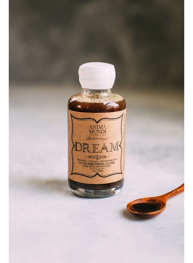 Anima Mundi Apothecary Anima Mundi Lucid Dreaming Elixir - Herbal Liquid Supplement - Calming Bedtime Tonic with Skullcap, Kava Kava and Rose - Bedtime Tonic (2 oz)  - Image 2