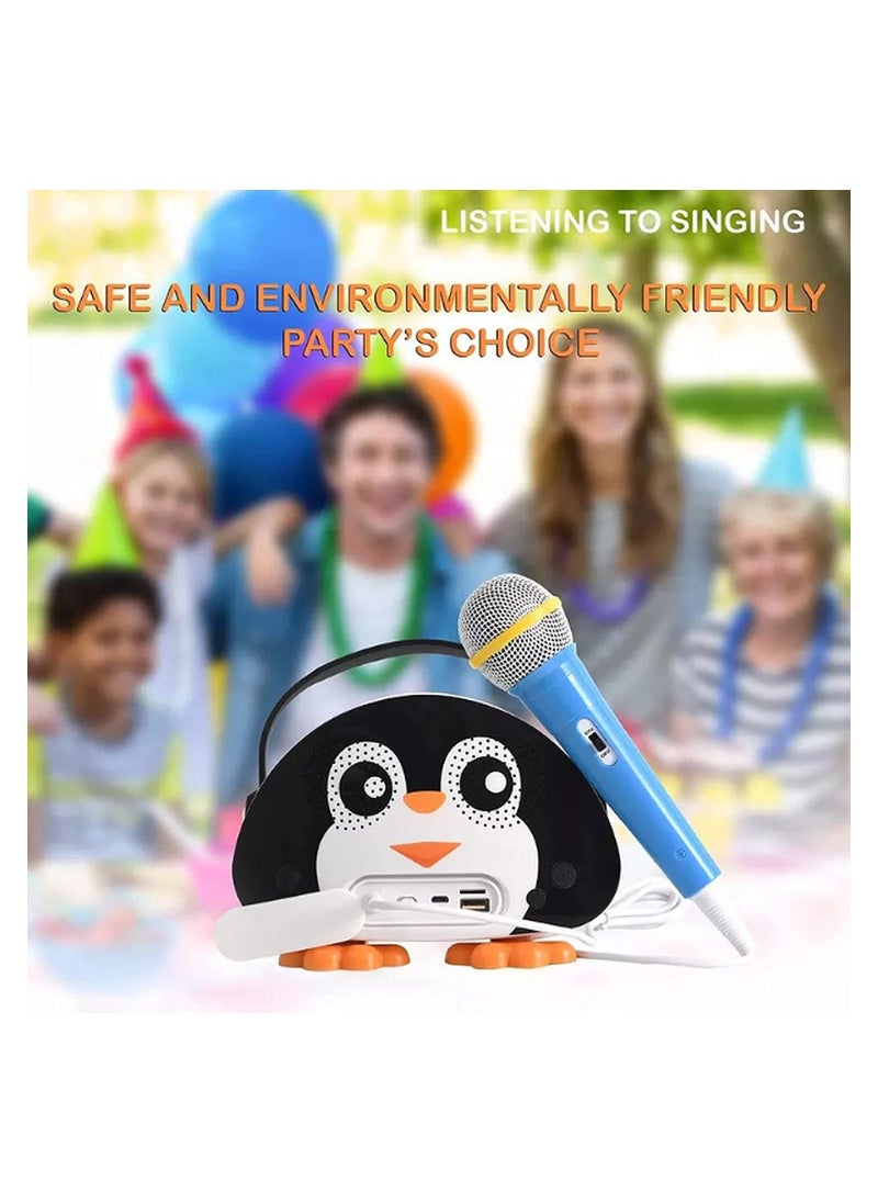 Generic - Kids Karaoke Machine with Microphone for Toddler Girls Boys Bluetooth Children Karaoke Speaker for Singing Portable Kids Sing Along Music Machine for Birthday Gift - Image 1