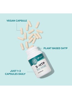 Vimergy Vimergy 5-HTP Capsules, 60 Servings – Healthy Mood & Stress Support Supplement – Promotes Healthy Levels of Serotonin for Stress Management, Vegan, Non-GMO, Gluten-Free, Grain-Free, & Paleo  - Image 3