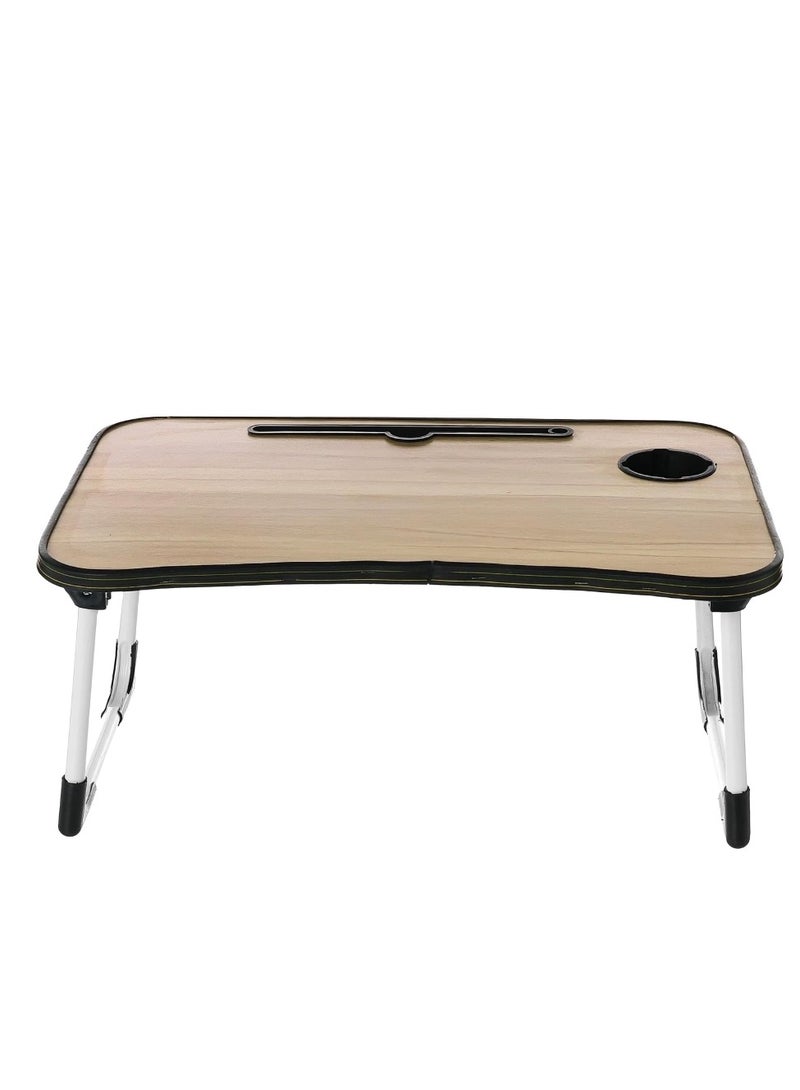 Foldable laptop table and cup holder (multi-colored) - Image 5