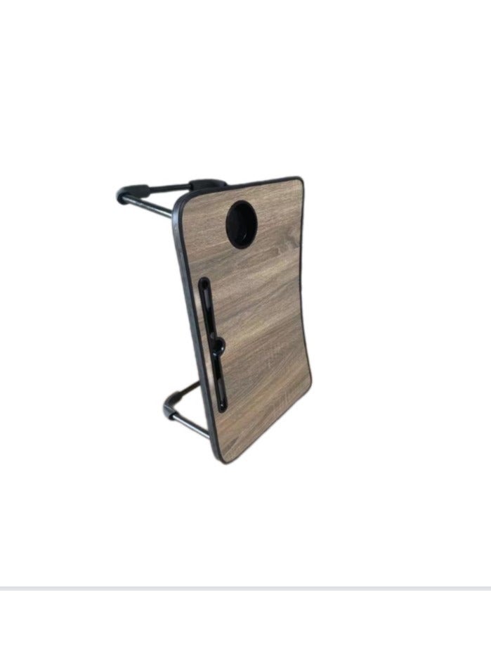 Foldable laptop table and cup holder (multi-colored) - Image 1