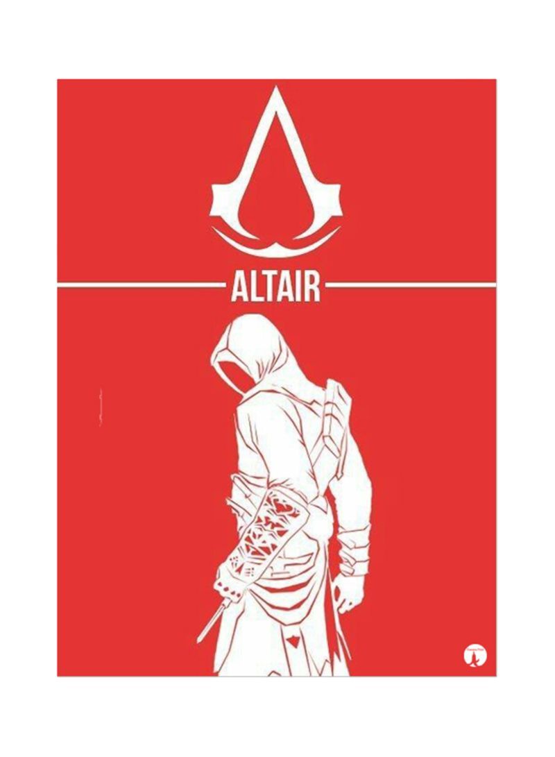 RKN The Video Game Assassin's Creed Mouse Pad Red/White