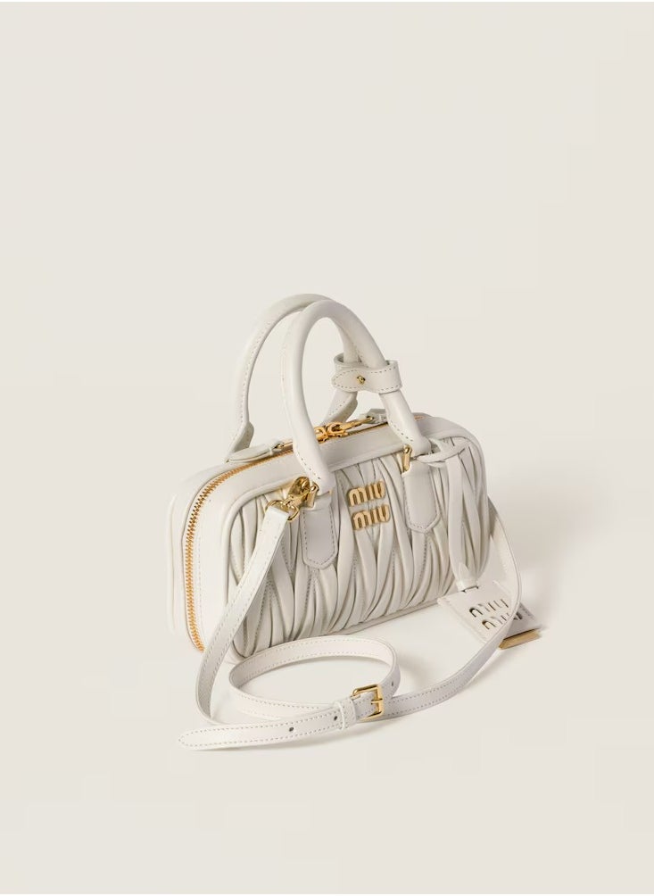Miu Miu MIU Arcadie Top Handle Bag in Matelassé Nappa Leather Crossbody Shoulder  - Image 3