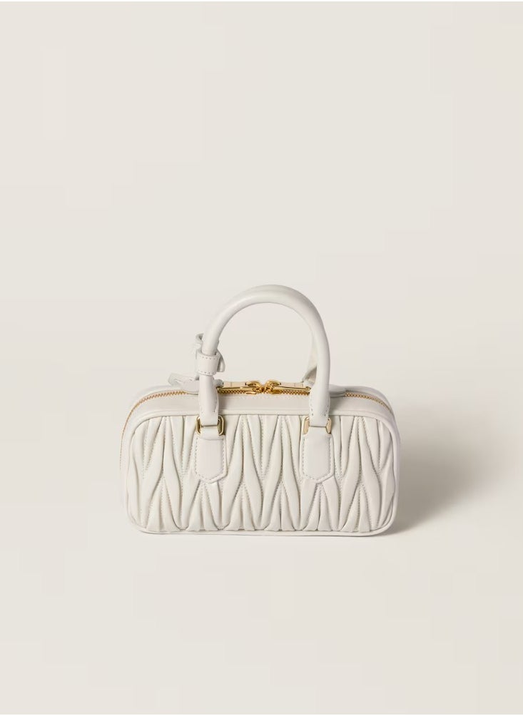 Miu Miu MIU Arcadie Top Handle Bag in Matelassé Nappa Leather Crossbody Shoulder  - Image 2