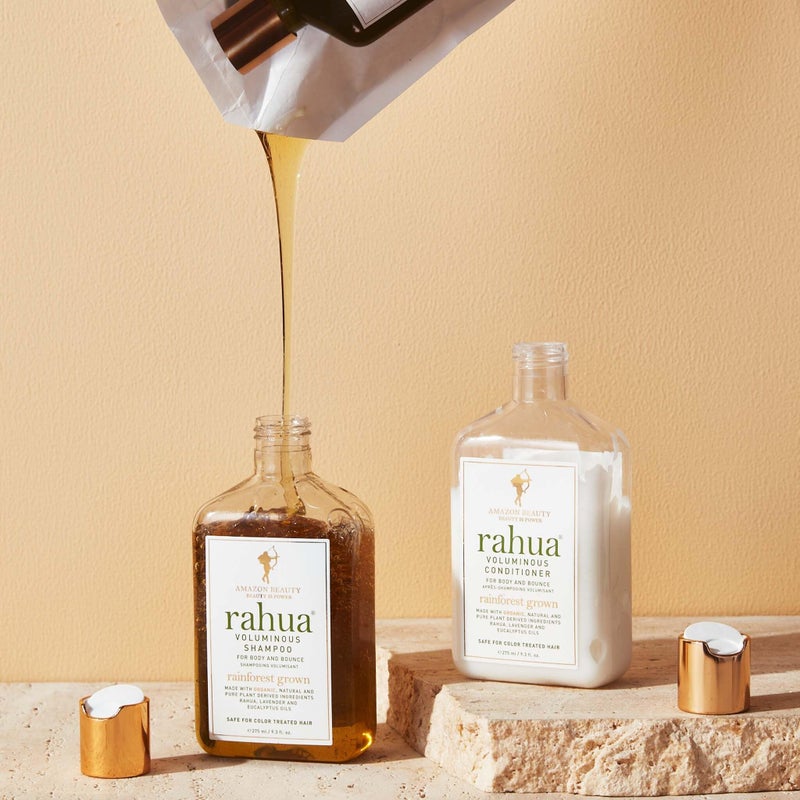 Rahua Voluminous Hair Conditioner, 9.5 Fl Oz, Natural, Plant Based Derived Ingredients, Lavender & Eucalyptus Scent, Moisturizing Hair Care for Volume, Weightless Formula for Silky Shiny Hair - Image 3