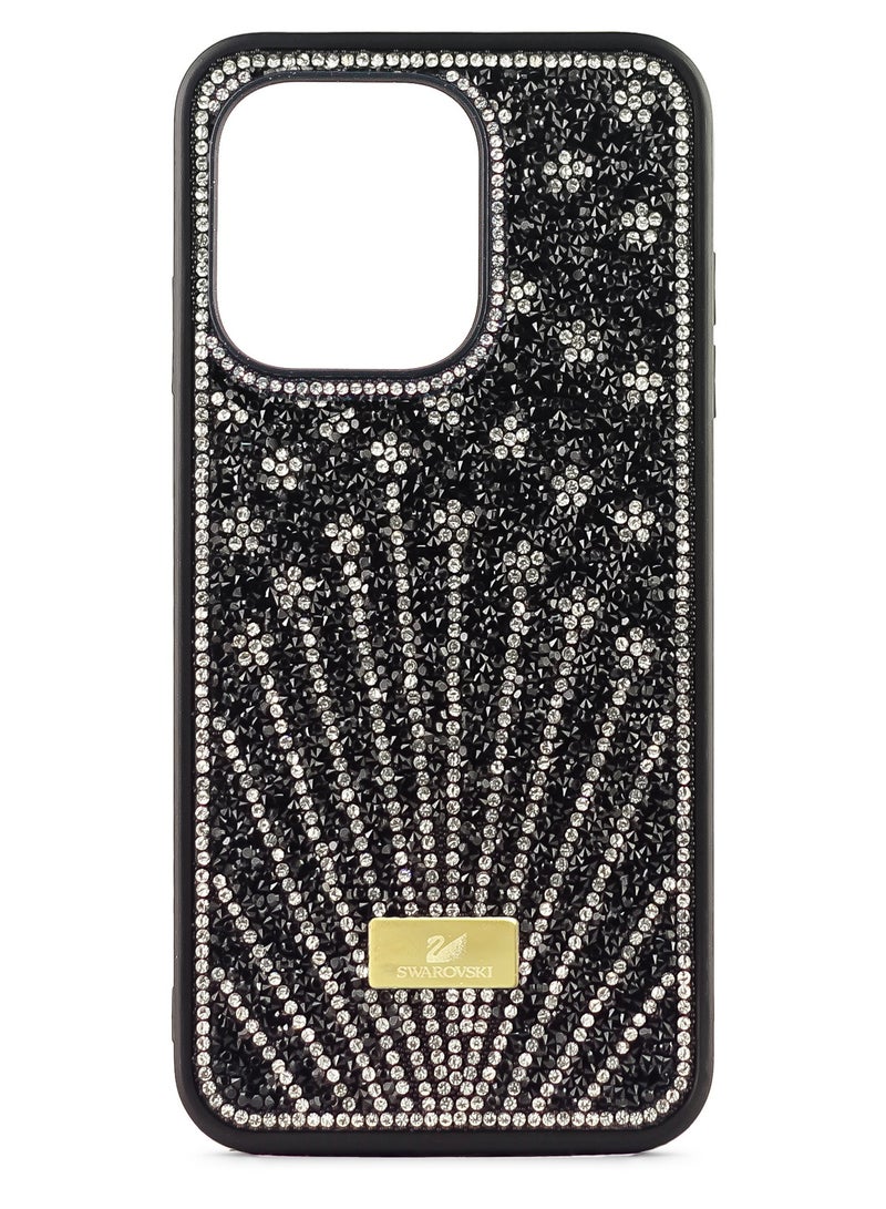 Case For Oppo A3/A3x Case Glitter Sparkle Diamond Crystal Bling Case with Bling Ultra Thin Lightweight Full Body Shockproof Anti-Scratch Protective Cover (Black)