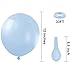 KBZVNAF Pastel Blue Latex Party Balloons 50 Pack 12 inch Helium Matte Blue Balloons for Birthday Wedding Baby Shower Gender Reveal Party Decorations - Image 4