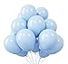 KBZVNAF Pastel Blue Latex Party Balloons 50 Pack 12 inch Helium Matte Blue Balloons for Birthday Wedding Baby Shower Gender Reveal Party Decorations - Image 2
