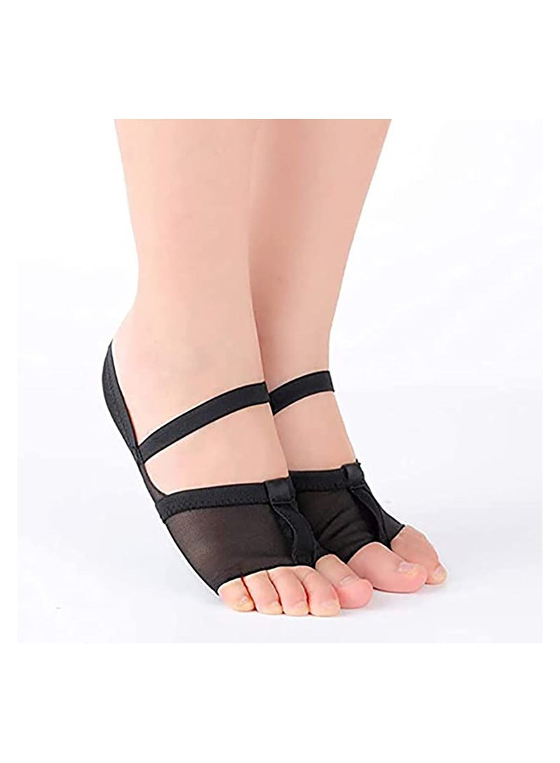 Y&D 1 Pair Ballet Dance Shoes Soft Sole Socks Elastic Dancing Footwear Slippers for Women Girls Yoga Gymnastics - Image 2