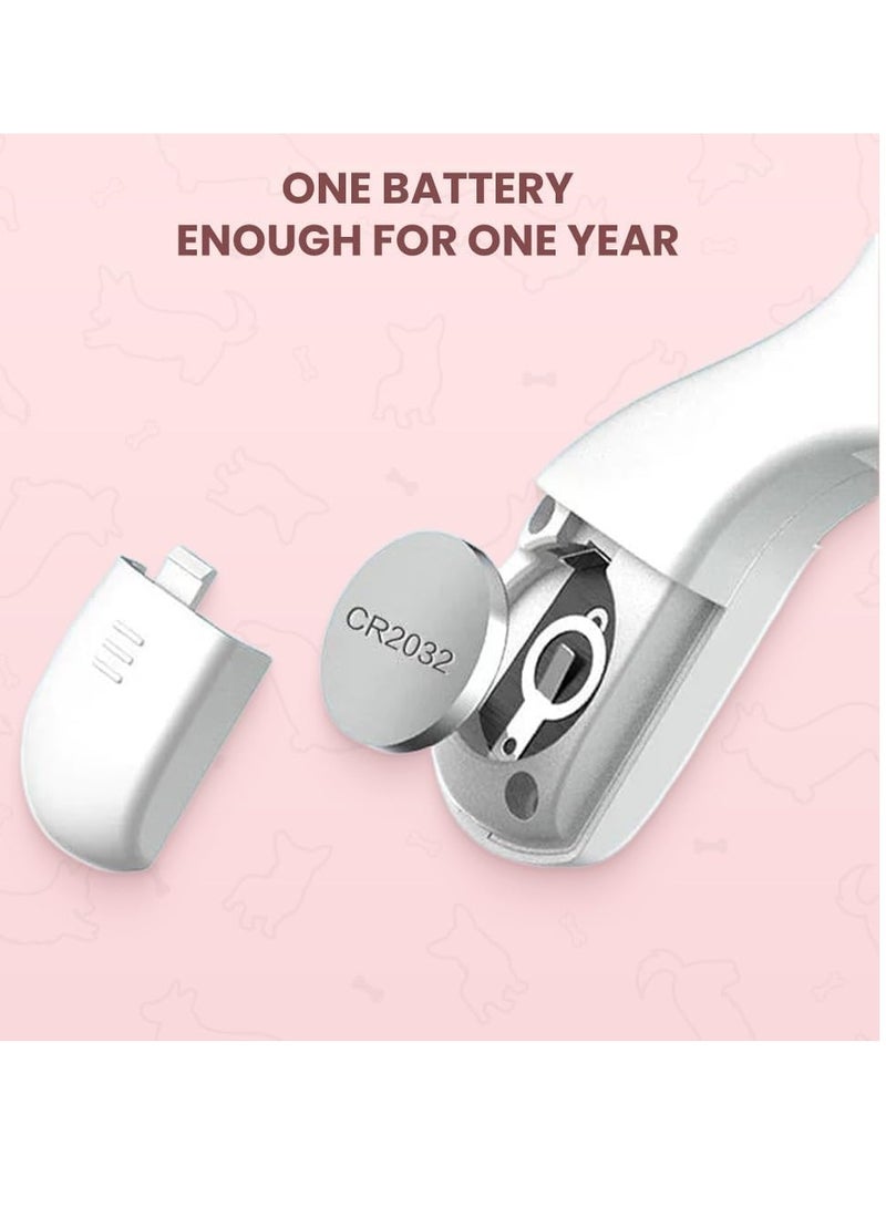 general LED Pet Nail Clippers,Upgrade Cat Nail Clipper with Light,Cat Claw Trimmer Nail Clippers for Dogs,Trim Your Pets Nails Easy and Pain-Free Grooming Tool for Small Animals (Pink 1PCS) - Image 3