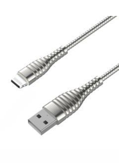 Bastec Silver Lightning iPhone USB Charging and Data Transfer Cable - Model BC012 by Bastec"  - Image 3