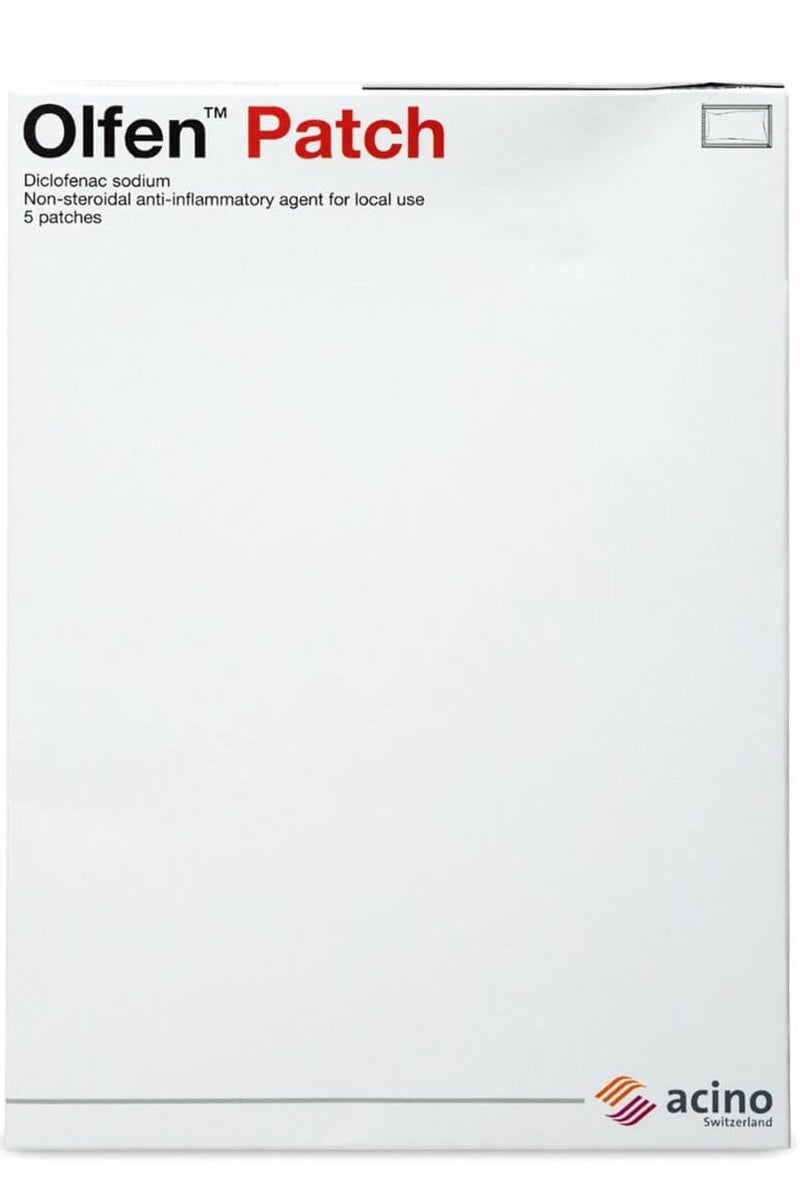 اسينو أولفين 140 ملغ 5 لاصقات طبية - Image 1