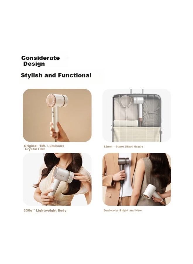 Dreame Chasing The Light G30 Pro Hair Dryer For Home Use High-power Negative Ion Hair Dryer Essence Bounce Hair Care Electric Hair Dryer Selection Gift Box 520 Gift Recommendation Floating Light White Ahd19 - Image 3