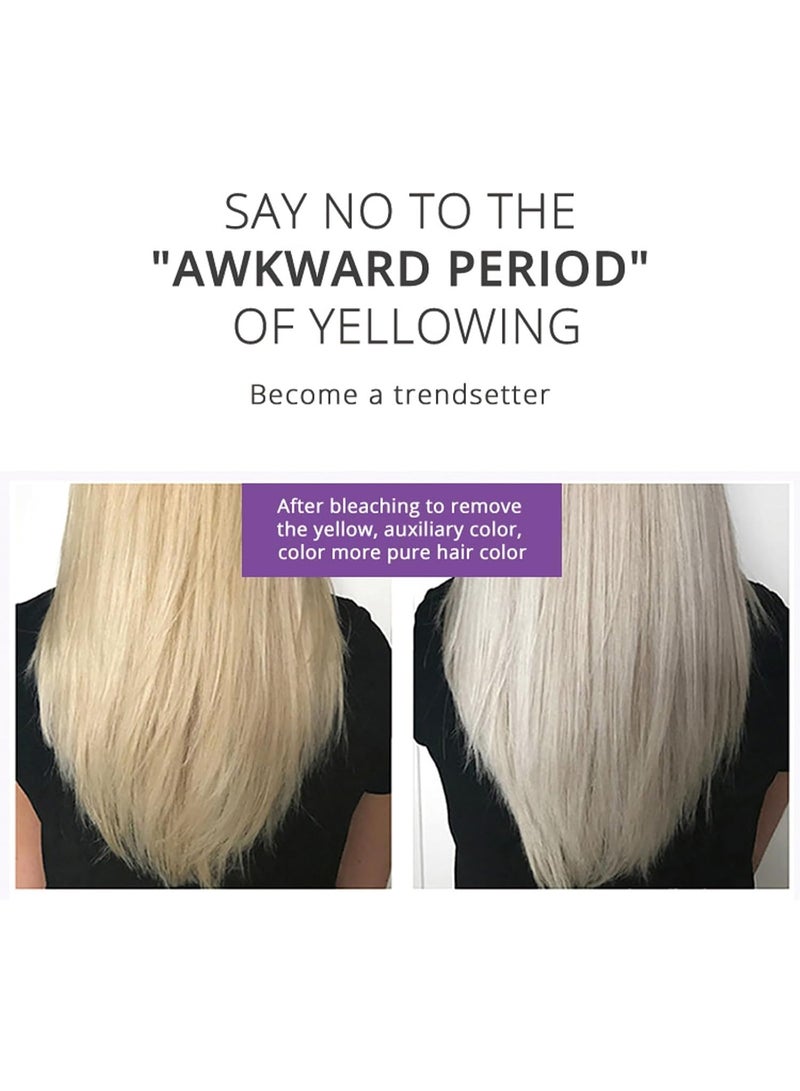VIKADA 275ml Silver  Purple Shampoo for Blonded Hair, Intensive Silver Shampoo, Toning  Brightening, Blonde, Platinum, Gray, White Hair, Anti-Yellow Tint, Moisturizing - Image 2