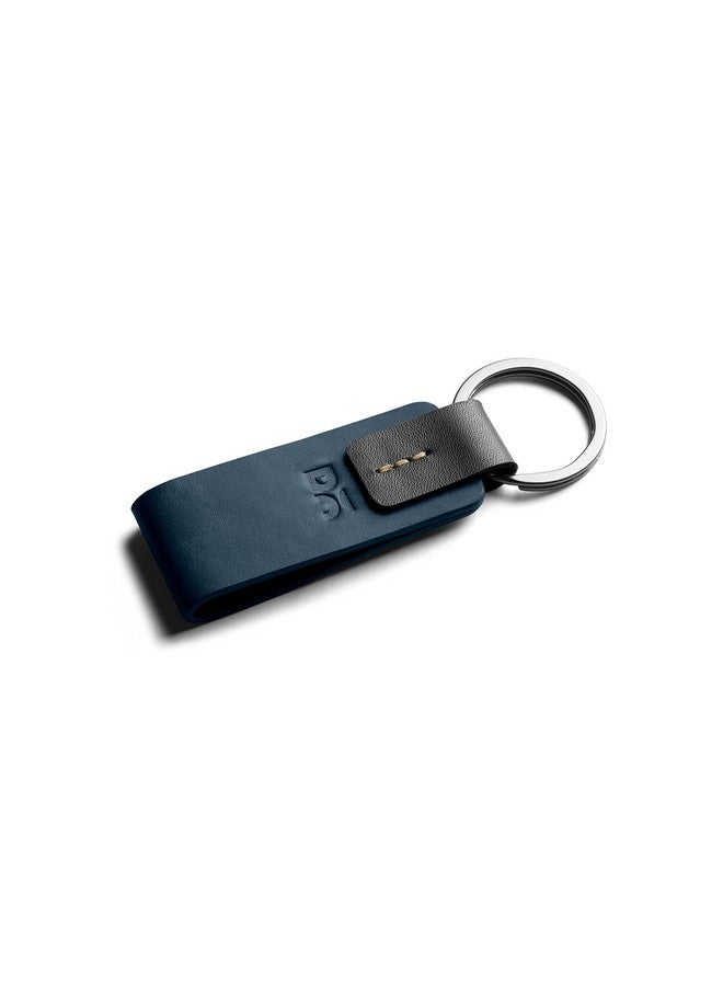 DailyObjects Hand Stitched Trooper Durable Crunch Leather Keyring (Blue) - Image 4
