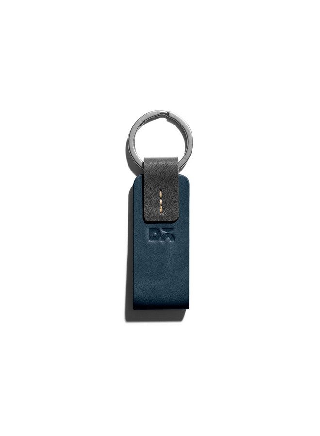 DailyObjects Hand Stitched Trooper Durable Crunch Leather Keyring (Blue) - Image 1