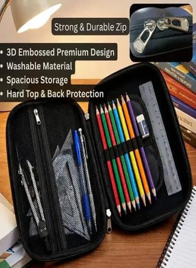 SUBADIKA Naruto Anime Character Design Hard Shell Pencil Case, Multi-Colour Storage Pouch for Stationery and Travel, EVA Material - Image 4