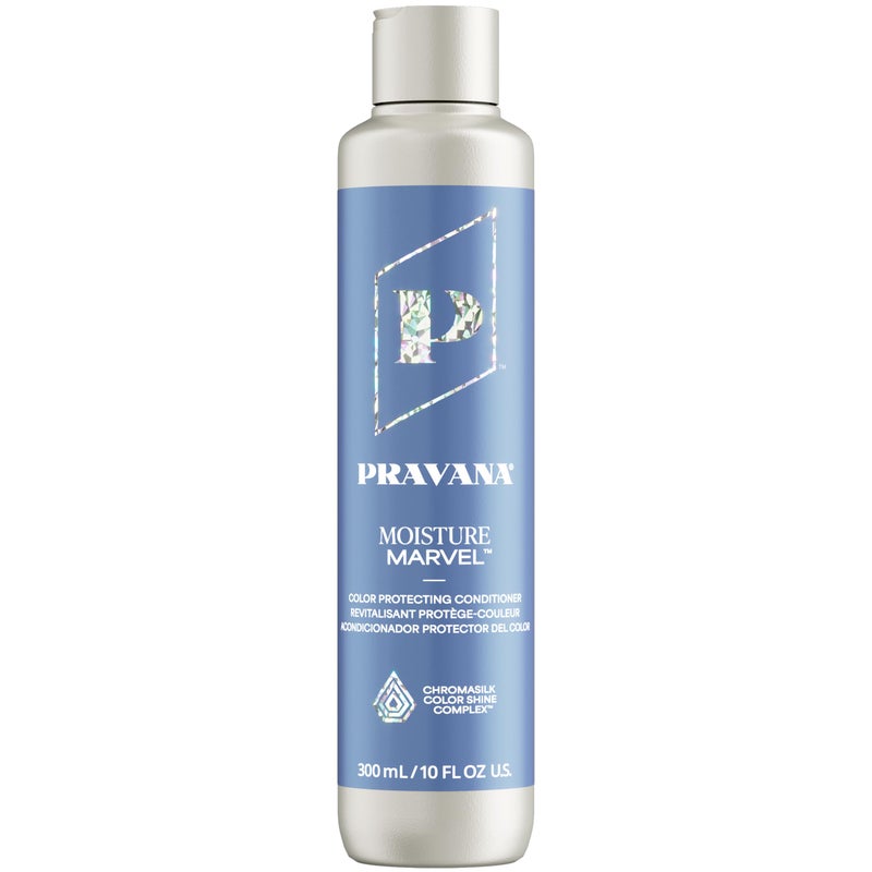 Pravana Moisture Marvel Conditioner | Hydrates, Moisturizes, Nourishes | For Dry, Color Treated Hair | Chromasilk Enhances Shine & Protection | Vegan, Cruelty-Free | Paraben & Sulfate Free | 10 Fl Oz - Image 1