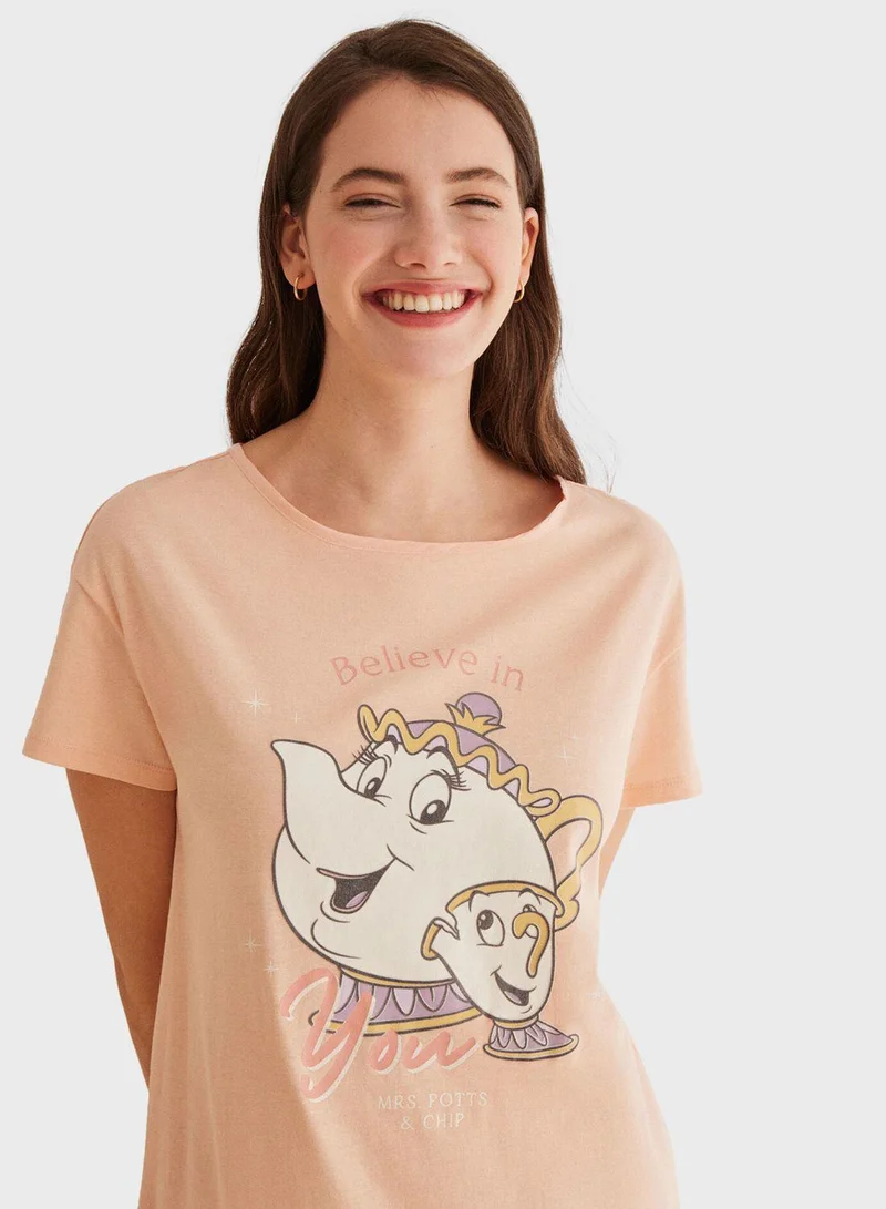 women'secret Potts Printed Nightdress