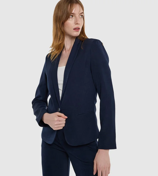 بي سي بي جي BCBG Satin Feel Blazer