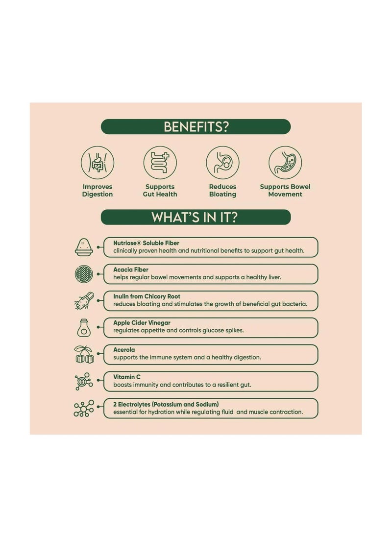 رايت RITE GUT HEALTH، مزيج مشروب البريبايوتك للهضم، 15 كيسًا  - Image 4
