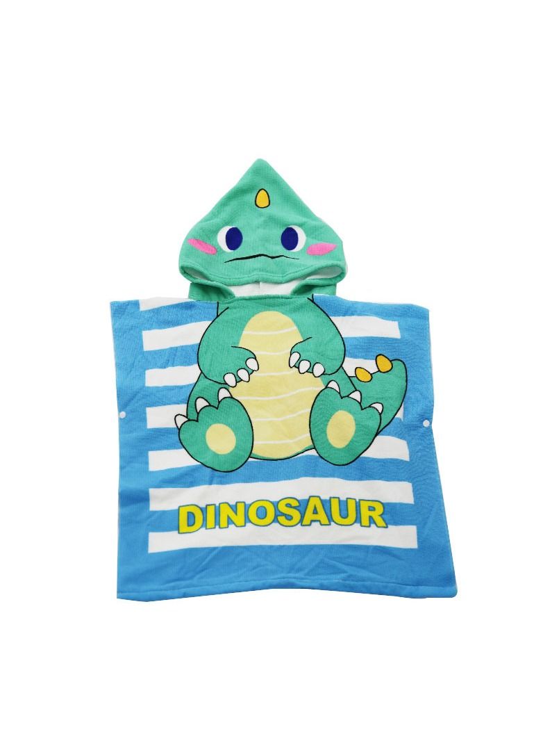 Cartoon Printed With Hood Fine Fiber Cloaks Bath Towels