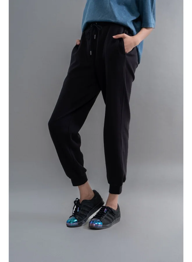 NeceSera Snugknit Black Joggers