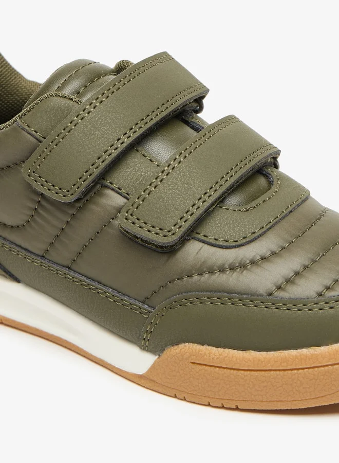 DUCHINI Mister Duchini Panelled Sneakers with Hook and Loop Closure
