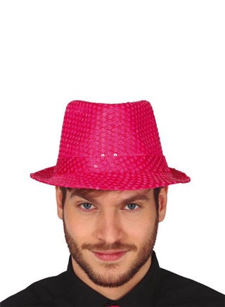 Neon Pink Sequin Gangster Hat - pzsku/Z593A2D45E1618BCC794EZ/45/_/1665398838/9db7cc7d-dc1a-4021-8733-78dcb6938080