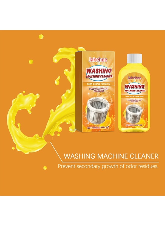 Jakehoe Washing Machine Cleaner , for Front and Top Loader Washer Machines Deep Cleaning, Remove Odors Front Load Cleans Drum Tub seal other Parts Descaler 100ML - Image 5