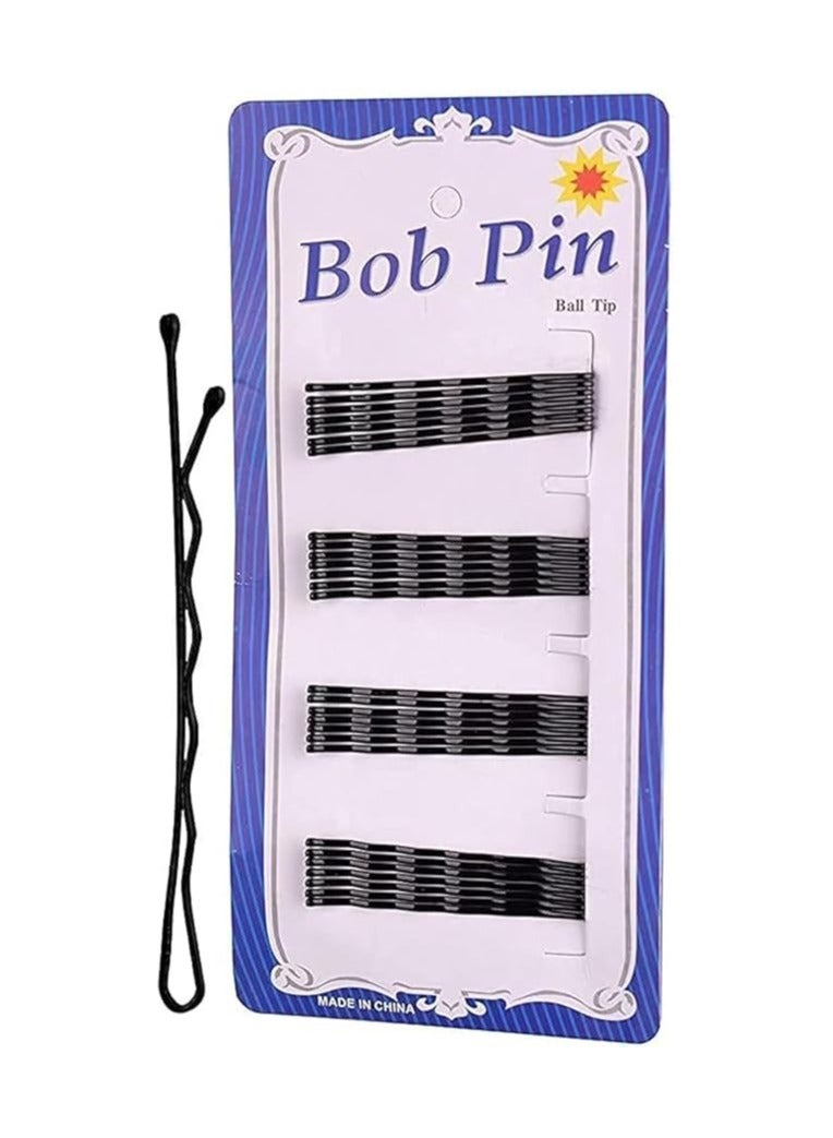 24-Piece Hair Styling Bob Pin Set Black