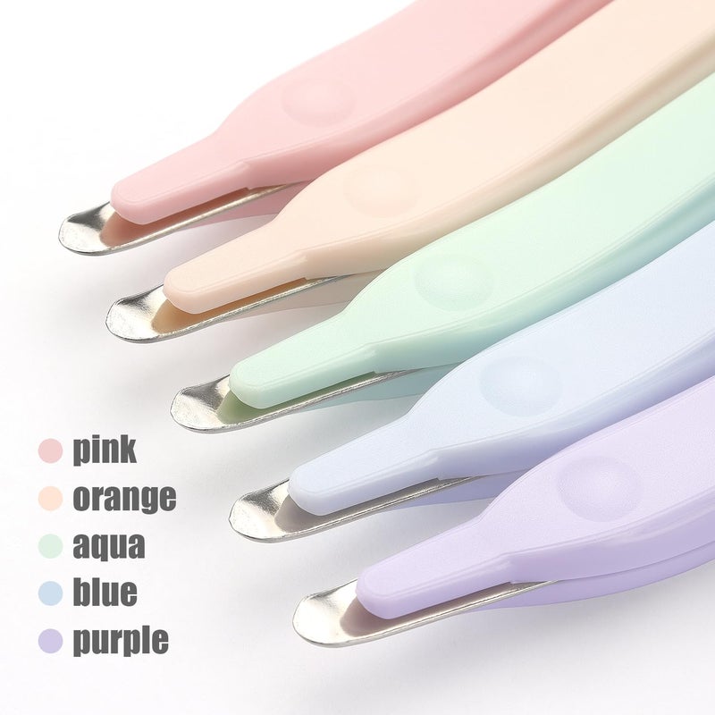 ZZTX Professional Magnetic Staple Remover Puller Staples Remover Staple Removal Tool for School Office Home 5 Pack (Purple/Blue/Light Green/Orange/Pink) - Image 3