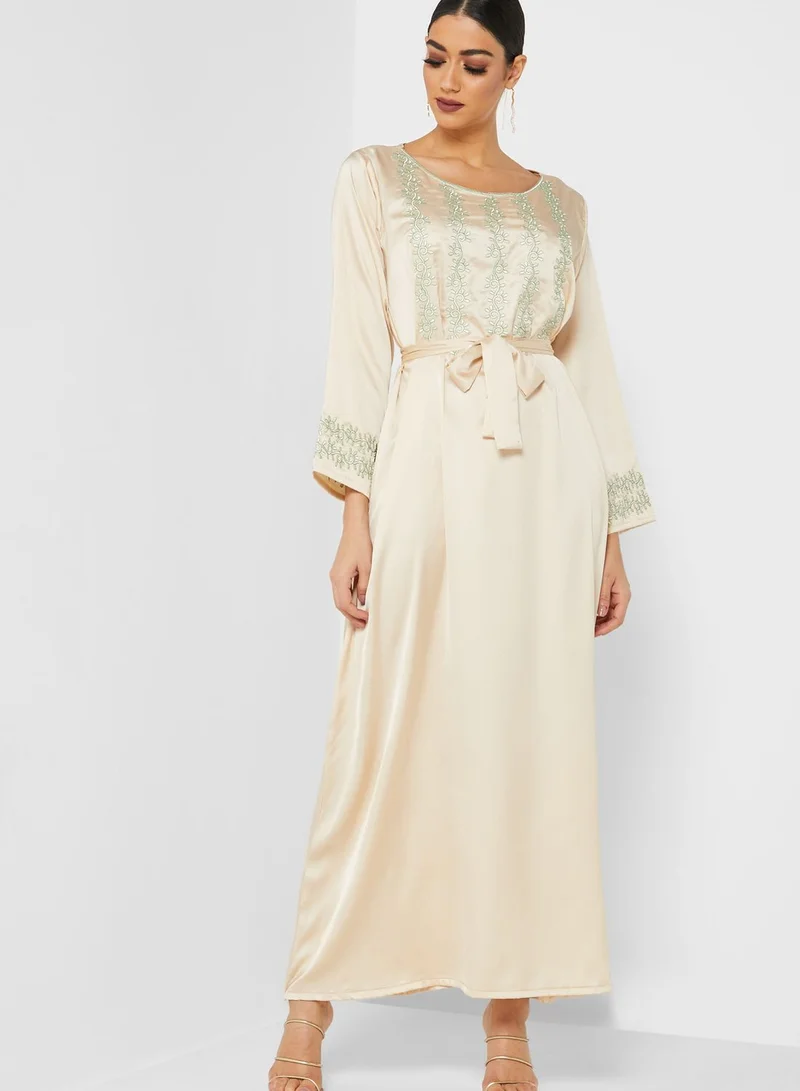 hayas closet Jacquard Jalabiya
