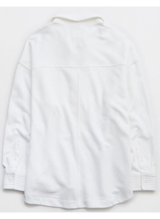 Aerie Aerie Popover Polo Sweatshirt  - Image 4