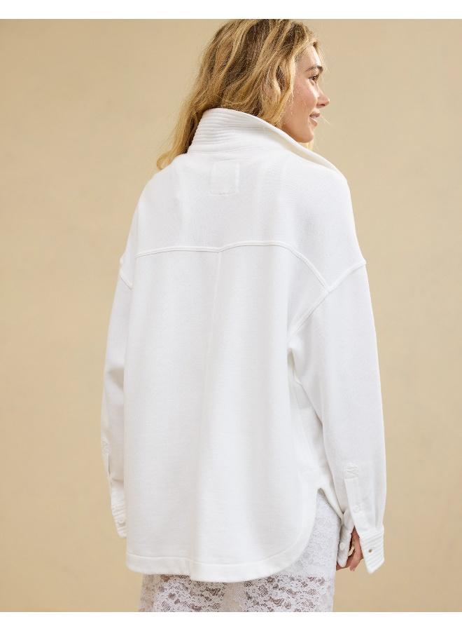 Aerie Aerie Popover Polo Sweatshirt  - Image 2