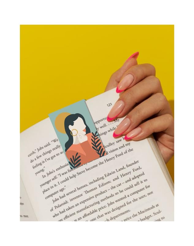 TOWNBUS Stylish Women Magnetic Bookmarks | Page Markers for Book Lovers | Kids | Best Gift Magnetic Clips with Lovely Quotes - Image 4