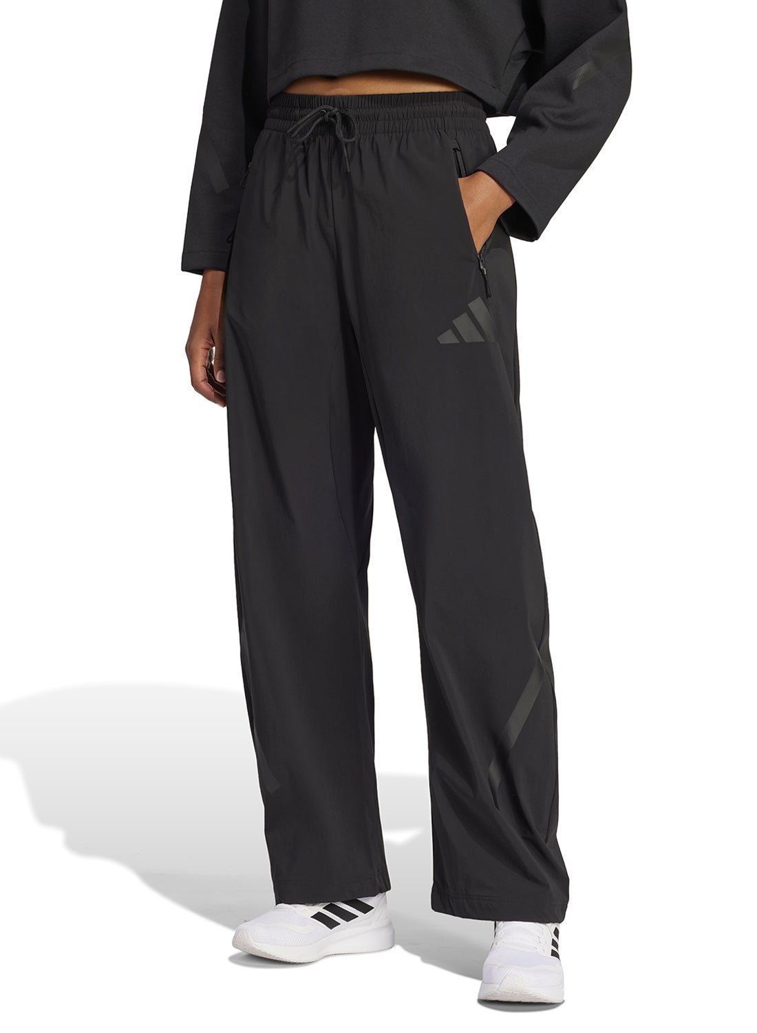 パンツ ADIDAS Dance Woven Pants 5FT940 adidas,Womens,Dance Woven Versatile Cargo Pants,White/White