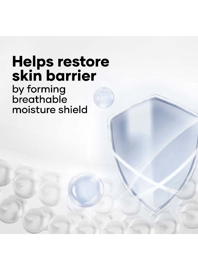 Cureskin Derma Rescue Cream Hydrating Face Moisturiser for Dry, Dehydrated & Sensitive Skin | 3D Hyaluronic Acid Matrix + Collagen Peptide + Postbiotics | Barrier Repair, Long-Lasting Hydration | 17g - Image 3