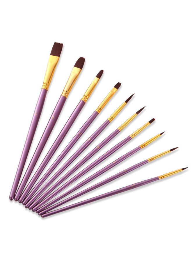 ZhuTing Spot 10 Pearlescent Blue Painting Pen Watercolor Painting Pen Set Nylon Wool Painting Pen Painting Pen - Image 3