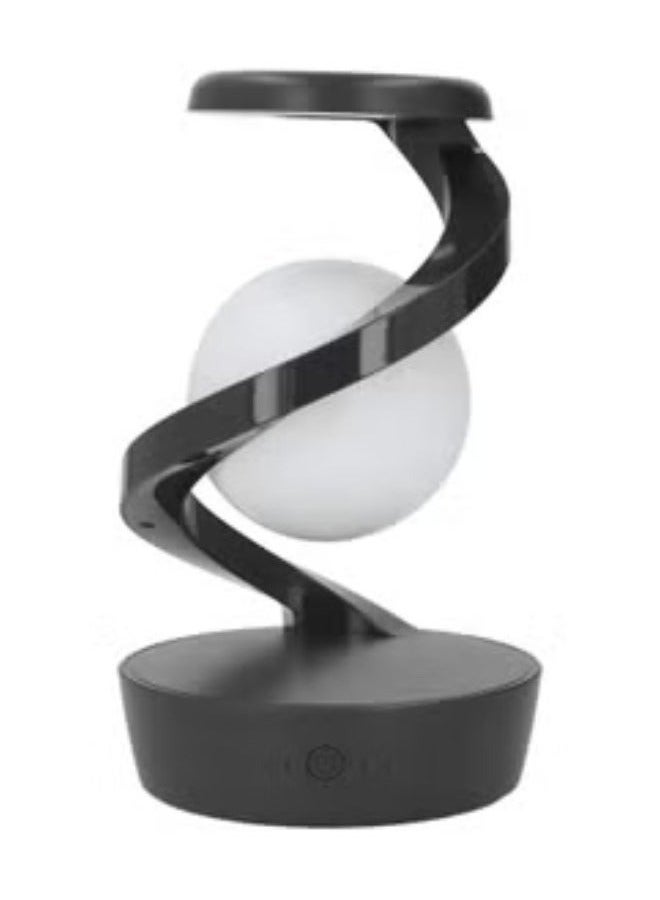 TIGER Modern Spiral Bedside Lamp – 3D Optical Levitation Magnetic RGB Suspension LED Table Lamp with Rotating Light Ball | Nightstand Mood Lamp for Bedroom, Living Room, Office | Floating LED Desk Light, Ambient Decorative Home Lighting - Image 1