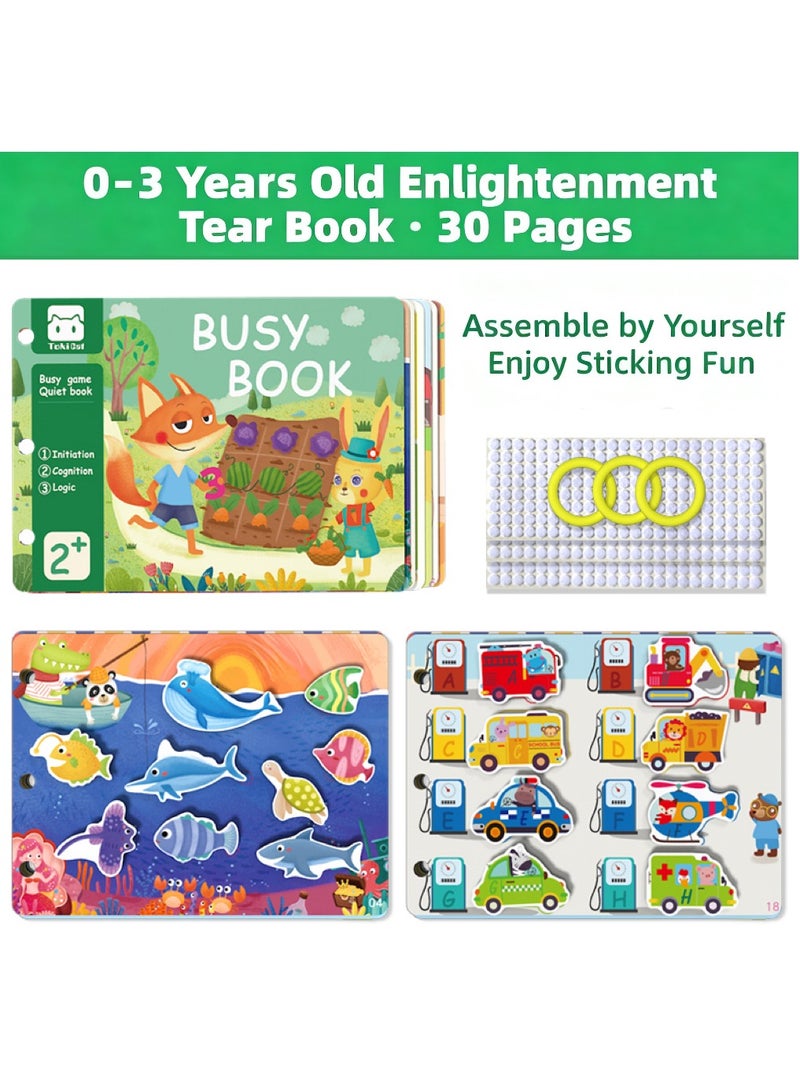 Early Learning Interactive Toys For Kids 0-3 Year,Busy book,children reading books,kids interactive book,quite book - Image 1