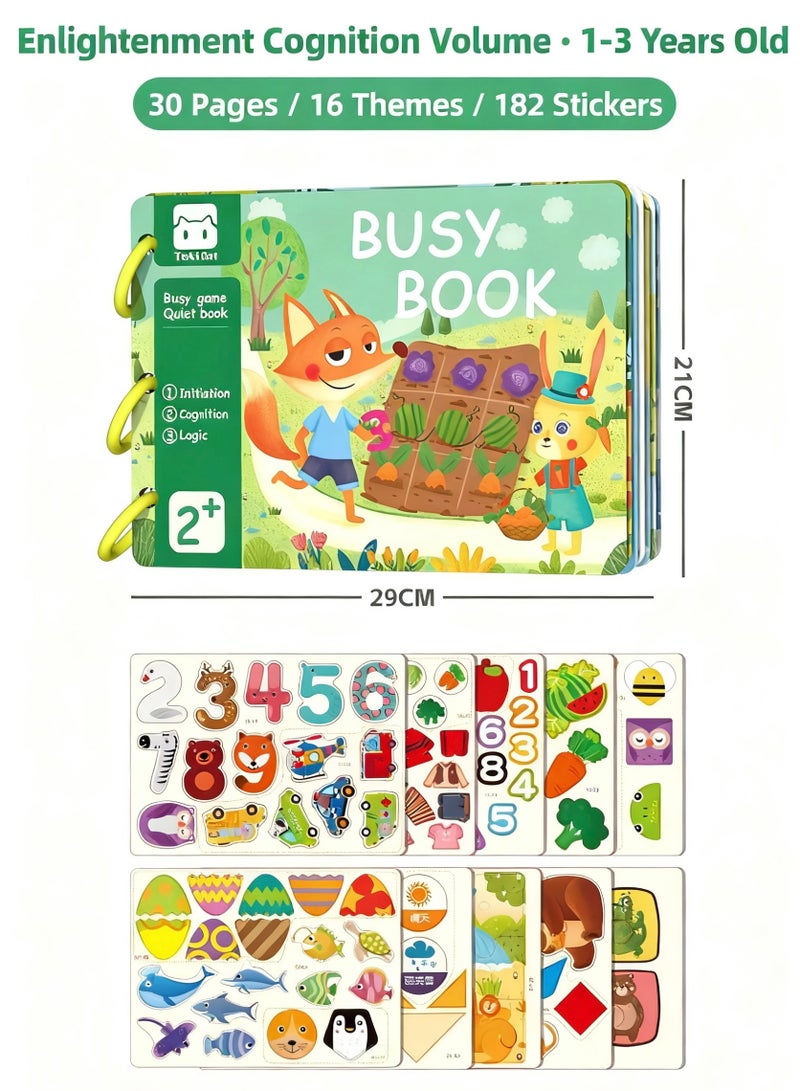 Early Learning Interactive Toys For Kids 0-3 Year,Busy book,children reading books,kids interactive book,quite book - Image 2