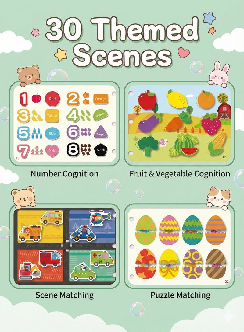 Early Learning Interactive Toys For Kids 0-3 Year,Busy book,children reading books,kids interactive book,quite book - Image 3