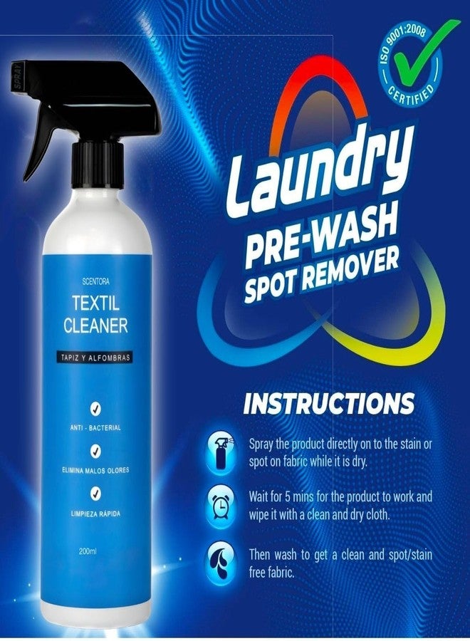 Scentora All Color Fabric Stain Remover 200 ml | Fabric Clothes Stain Remover for Cotton, Linen, Denim, Blended Fabrics, Leather, Tweed, Chiffon, Instant spot cleaner for all color cloths (2) - Image 3