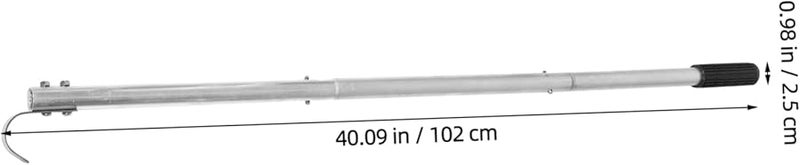 Stainless Steel Attic Ladder Pull Down Hook Kit Easy Installation for Organized Storage - Image 3