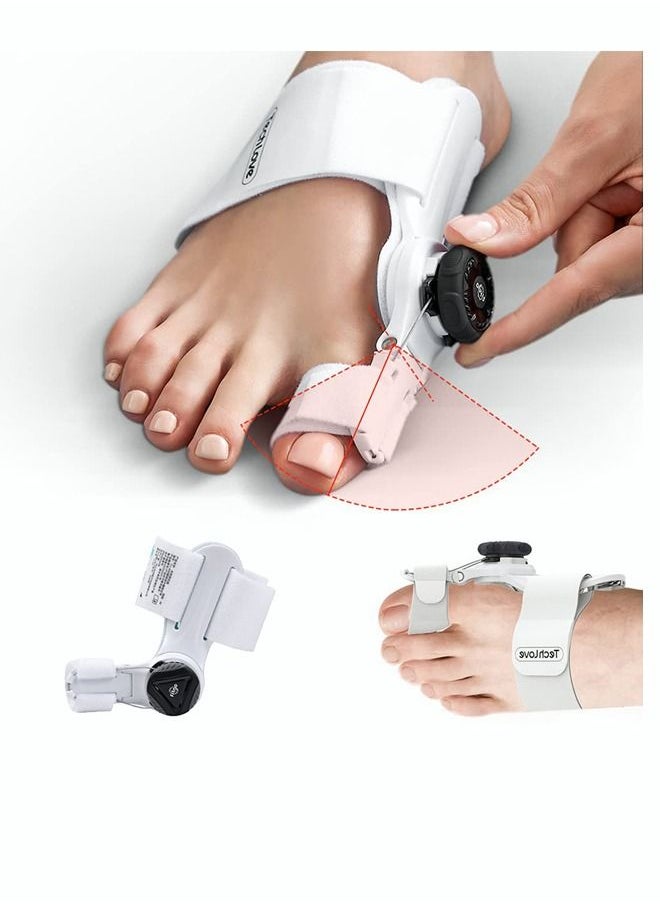 Techlove 1Pcs orthopedic bunion toe straightener with knob hallux valgus correction orthopedic supplies pedicure care for toe  - Image 2