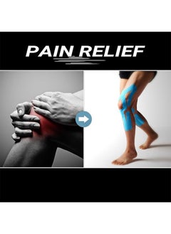 Sthxyfaith Athletic Non-Athlete Therapeutic Waterproof Tape Helps Relieve Muscle Joint and Bone Pain All Day Record (5cmx5m) (Blue)  - Image 3