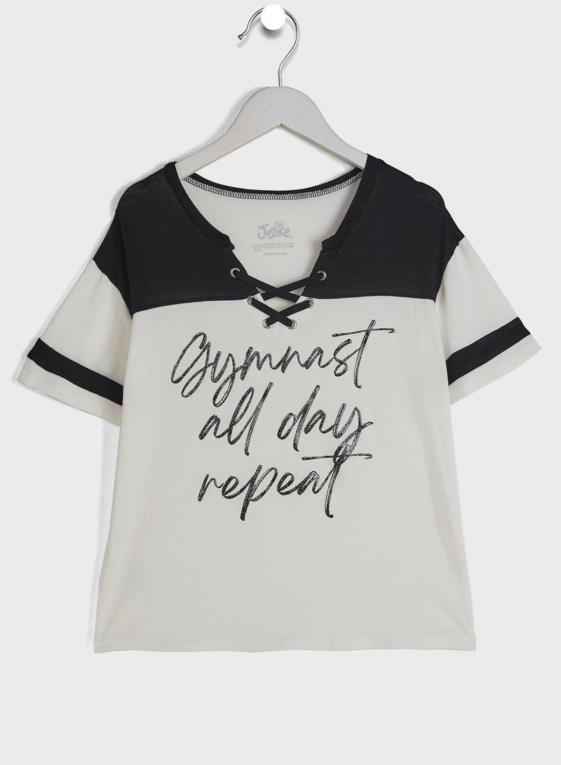 جاستس تيشيرت بنمط كتل الالوان - Image 2