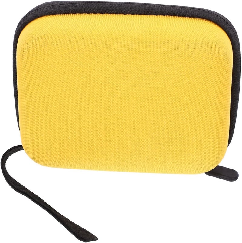 Guitar Pick Holder Bag Eva Storage Case Yellow Guitar Picks Organizer Carry Pouch - Image 1