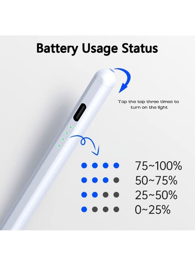 Stylus Pen for Tablet and Smartphone – High Precision Touch Pen with 2 Replaceable Tips, Compatible with Android/iOS Devices, Samsung, Huawei, Xiaomi, Vivo - Image 4